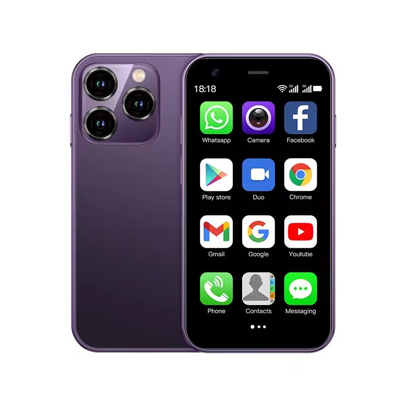 Global Version mini smart phone 3G android 8.1 quad core dual sim card long time standby gaming phone soyes xs15